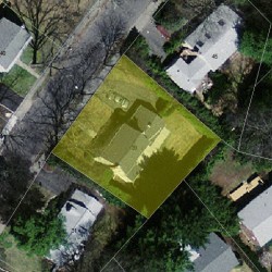 39 Clearwater Rd, Newton, MA 02462 aerial view
