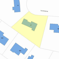 47 Old Farm Rd, Newton, MA 02459 plot plan