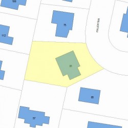 81 Fuller Ter, Newton, MA 02465 plot plan