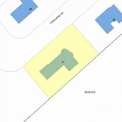 83 Peregrine Rd, Newton, MA 02459 plot plan