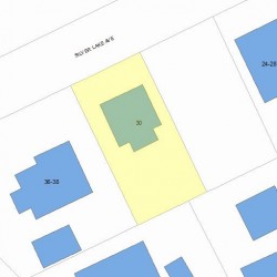 30 Silver Lake Ave, Newton, MA 02458 plot plan