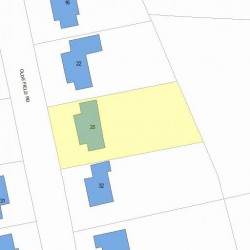 28 Olde Field Rd, Newton, MA 02459 plot plan