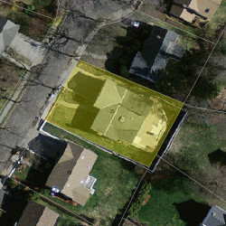 25 Simpson St, Newton, MA 02458 aerial view