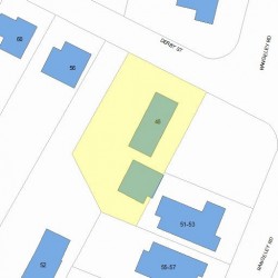 48 Derby St, Newton, MA 02465 plot plan