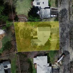 171 Paulson Rd, Newton, MA 02468 aerial view