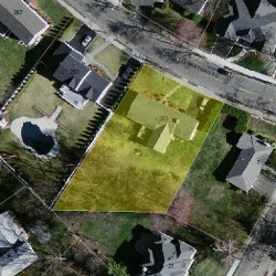 303 Hartman Rd, Newton, MA 02459 aerial view