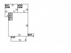 18 Camden Rd, Newton, MA 02466 floor plan