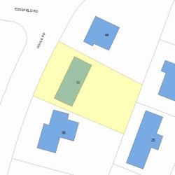 50 Gould Rd, Newton, MA 02468 plot plan