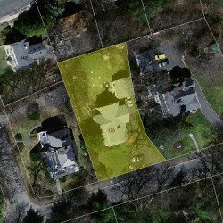 179 Highland Ave, Newton, MA 02465 aerial view