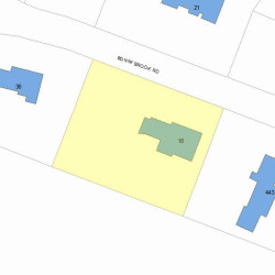 18 Bonnybrook Rd, Newton, MA 02468 plot plan