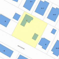 10 Whitlowe Rd, Newton, MA 02465 plot plan