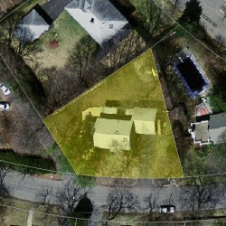 21 Mossfield Rd, Newton, MA 02468 aerial view