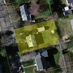 105 Hanson Rd, Newton, MA 02459 aerial view