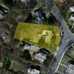 37 Holly Rd, Newton, MA 02468 aerial view