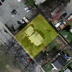 30 Hawthorn St, Newton, MA 02458 aerial view