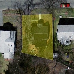 20 Robinhood St, Newton, MA 02466 aerial view