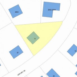 19 Samoset Rd, Newton, MA 02468 plot plan