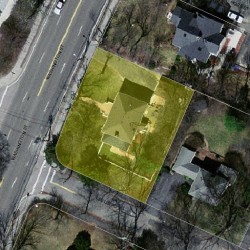 1754 Washington St, Newton, MA 02466 aerial view