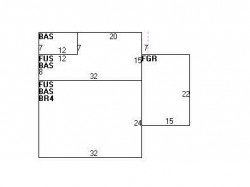 11 Madison Ave, Newton, MA 02460 floor plan