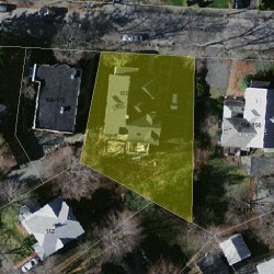 162 Warren St, Newton, MA 02459 aerial view