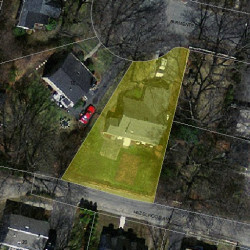 14 Parmenter Ter, Newton, MA 02465 aerial view