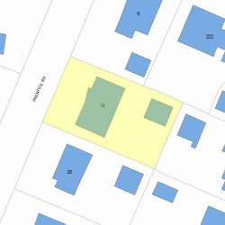 14 Prentice Rd, Newton, MA 02459 plot plan