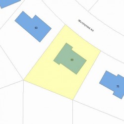 69 Devonshire Rd, Newton, MA 02468 plot plan