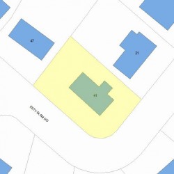 41 Esty Farm Rd, Newton, MA 02459 plot plan