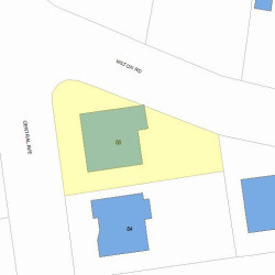 80 Central Ave, Newton, MA 02460 plot plan
