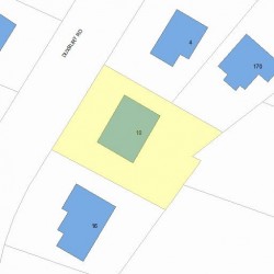 10 Duxbury Rd, Newton, MA 02459 plot plan