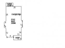 451 Wolcott St, Newton, MA 02466 floor plan