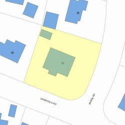 51 Lakewood Rd, Newton, MA 02461 plot plan