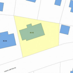 68 Westchester Rd, Newton, MA 02458 plot plan