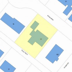 22 Tocci Path, Newton, MA 02459 plot plan