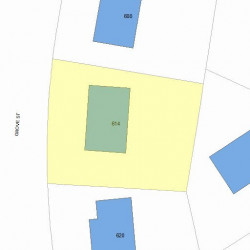 614 Grove St, Newton, MA 02462 plot plan