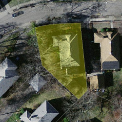 70 Elgin St, Newton, MA 02459 aerial view