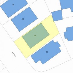 70 Eddy St, Newton, MA 02465 plot plan