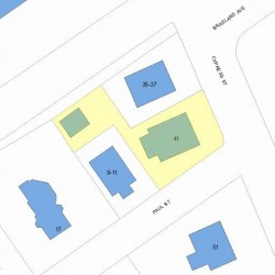 41 Cypress St, Newton, MA 02459 plot plan
