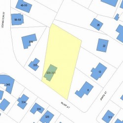 331 River St, Newton, MA 02465 plot plan