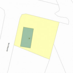 37 Duffield Rd, Newton, MA 02466 plot plan