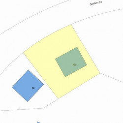 48 Summit St, Newton, MA 02458 plot plan