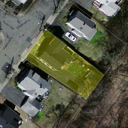 34 Chandler Pl, Newton, MA 02464 aerial view