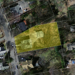 21 Mountfort Rd, Newton, MA 02461 aerial view