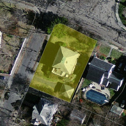 6 Prentice Rd, Newton, MA 02459 aerial view