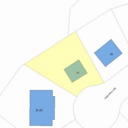 19 Carthay Cir, Newton, MA 02461 plot plan