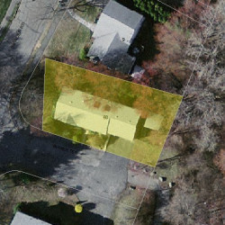 60 Parker Ter, Newton, MA 02459 aerial view