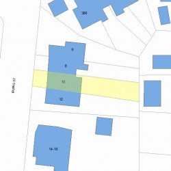 10 Irving St, Newton, MA 02459 plot plan