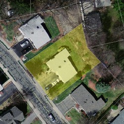 48 Clark St, Newton, MA 02459 aerial view