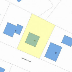43 Washburn Ave, Newton, MA 02466 plot plan