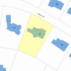 481 Dudley Rd, Newton, MA 02459 plot plan